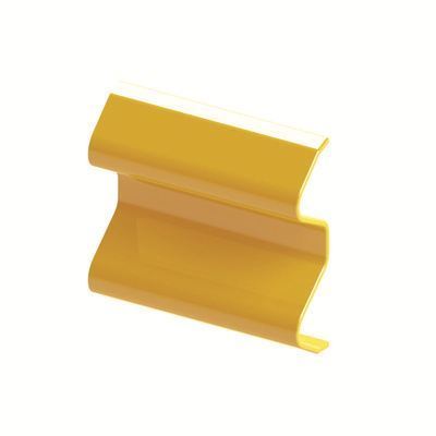 Armco Plastic End Cap Yellow