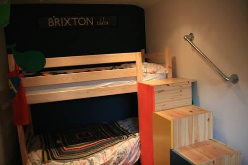 Handrail for a bunkbed