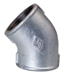 45 Degree Elbow Galvanised