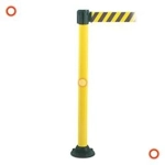 Belt Post Yellow Post Black/Yellow belt