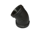 45 Degree Elbow Black