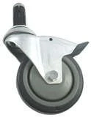 100mm Swivel Breaked Castor Range - Pressed Steel