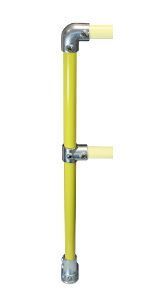 402 End Post Yellow