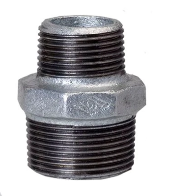 Hexagon Nipples reducing Galvanised