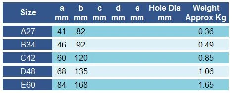 Interclamp 104 Long Tee