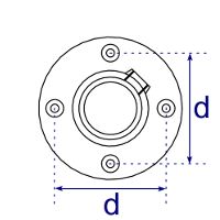 Interclamp 131 - Wall Flange