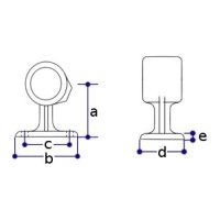 Interclamp 143 Handrail Wall Bracket