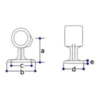 Interclamp 143 Handrail Wall Bracket
