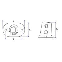 Interclamp 152 Slope Base Flange