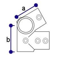 Interclamp 185 Eaves Fitting 27 Degree