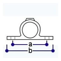 Interclamp 198 Double Lugged Bracket