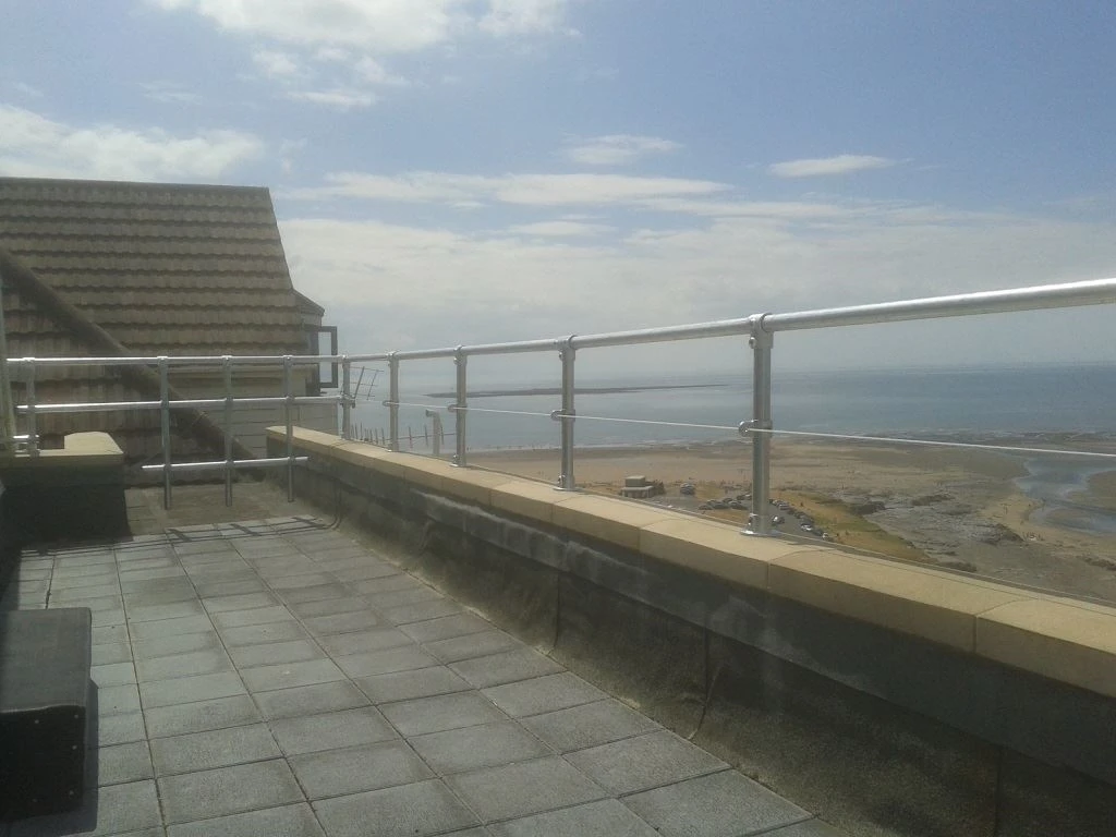 Balcony Safety Barrier Project Interclamp Handrailing