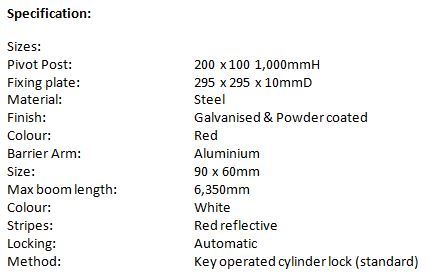 Compact Boom Barrier